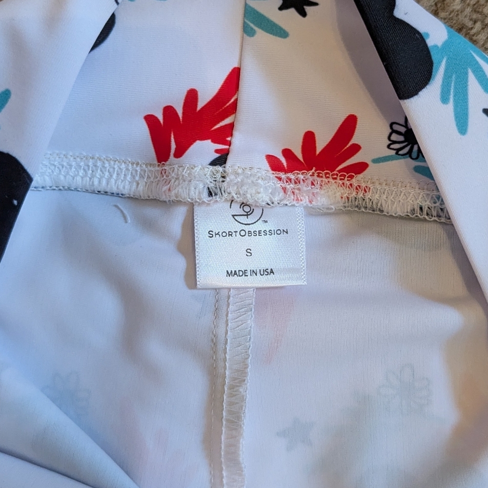NWT Skort Obsession Tennis Golf Skort Colorful S - Picture 8 of 9